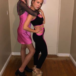 Fashion Nova Cut Out Strappy pants set